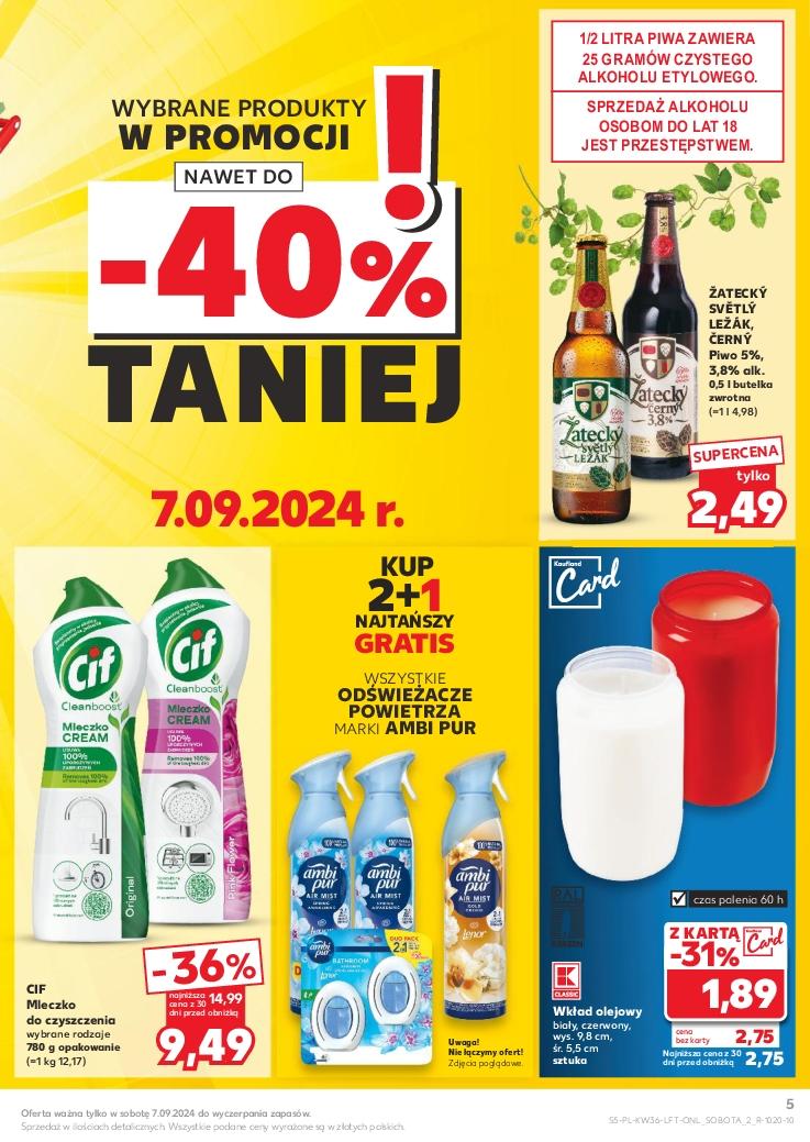 Gazetka promocyjna Kaufland do 11/09/2024 str.5