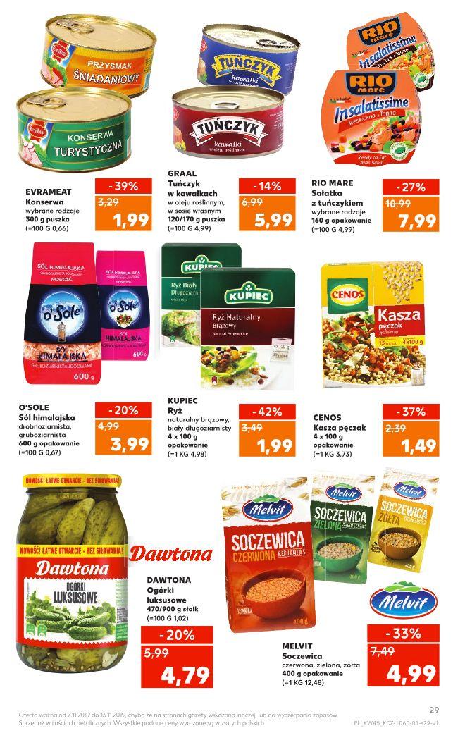 Gazetka promocyjna Kaufland do 13/11/2019 str.29