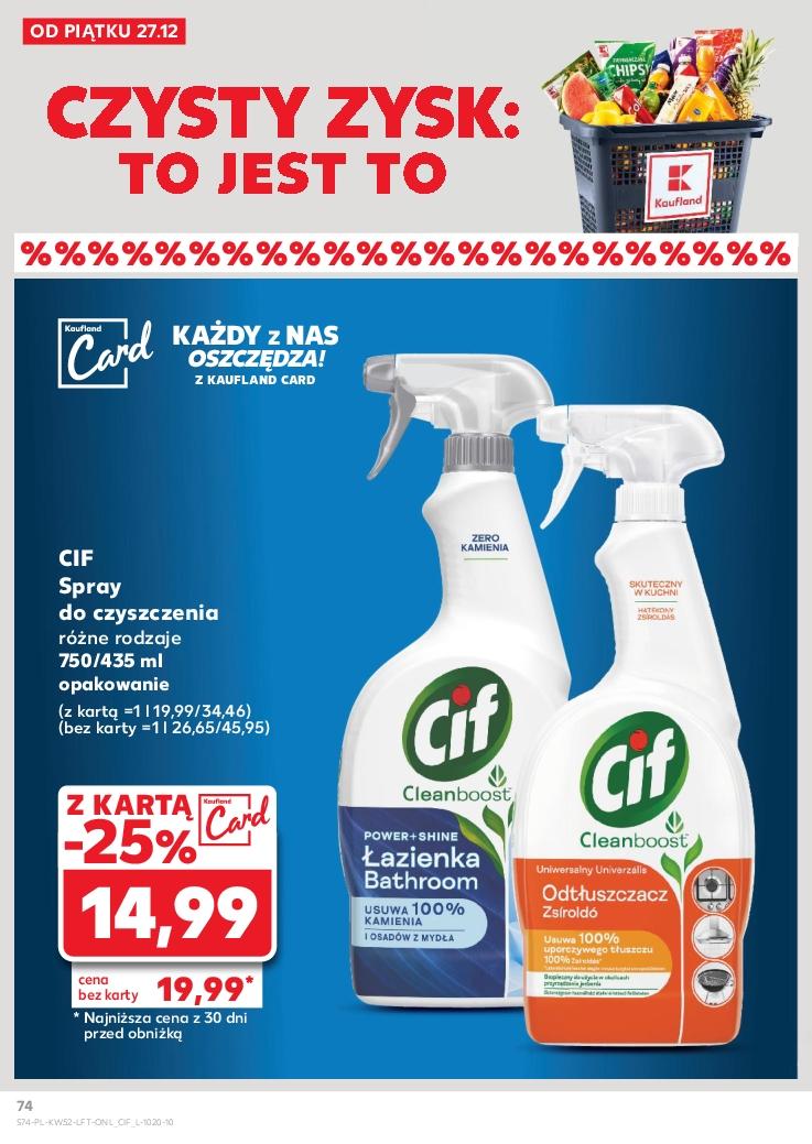 Gazetka promocyjna Kaufland do 31/12/2024 str.74