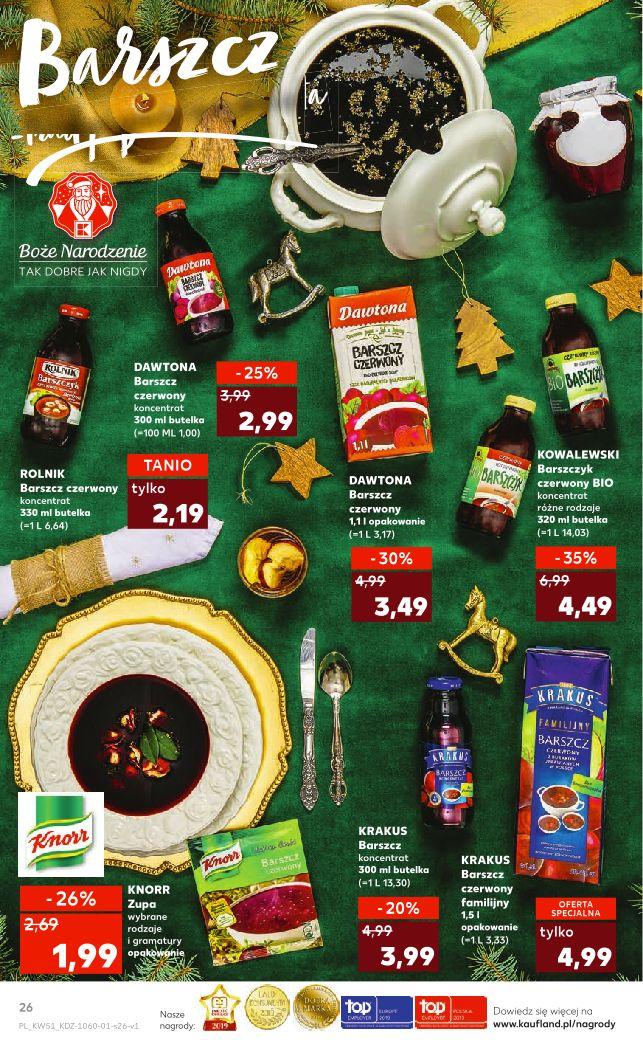 Gazetka promocyjna Kaufland do 24/12/2019 str.26