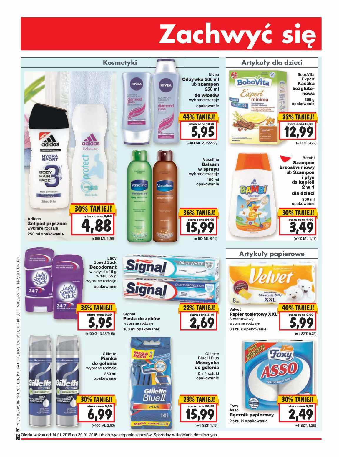 Gazetka promocyjna Kaufland do 20/01/2016 str.20