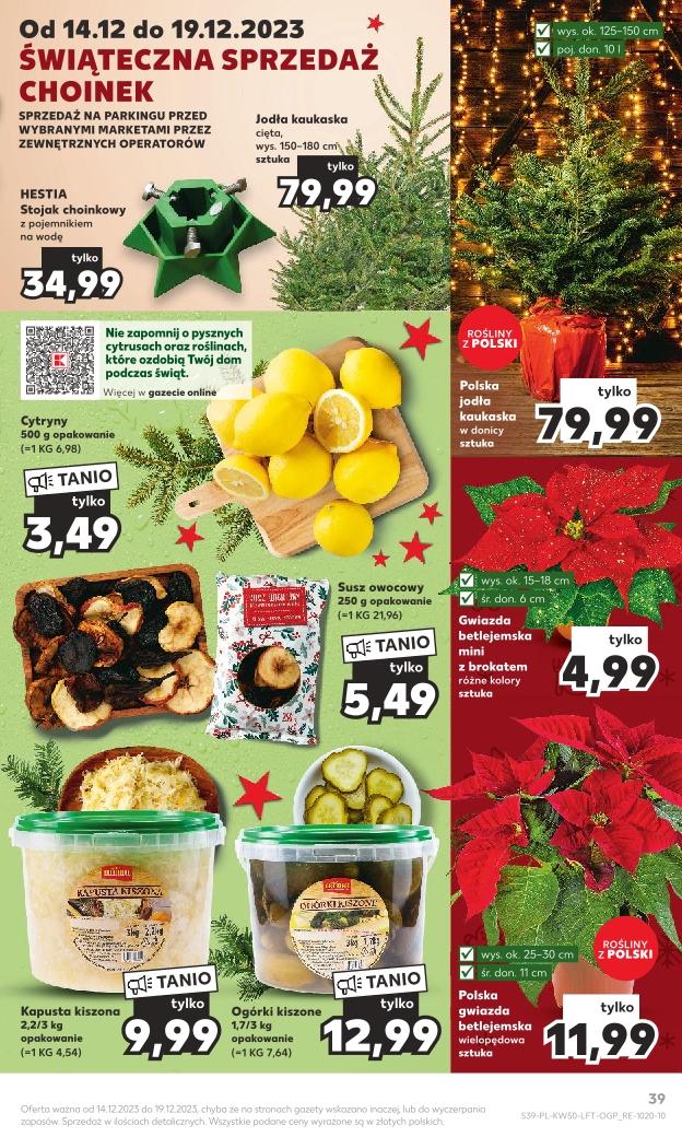 Gazetka promocyjna Kaufland do 19/12/2023 str.39