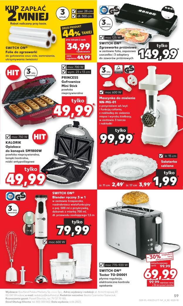 Gazetka promocyjna Kaufland do 14/06/2023 str.59