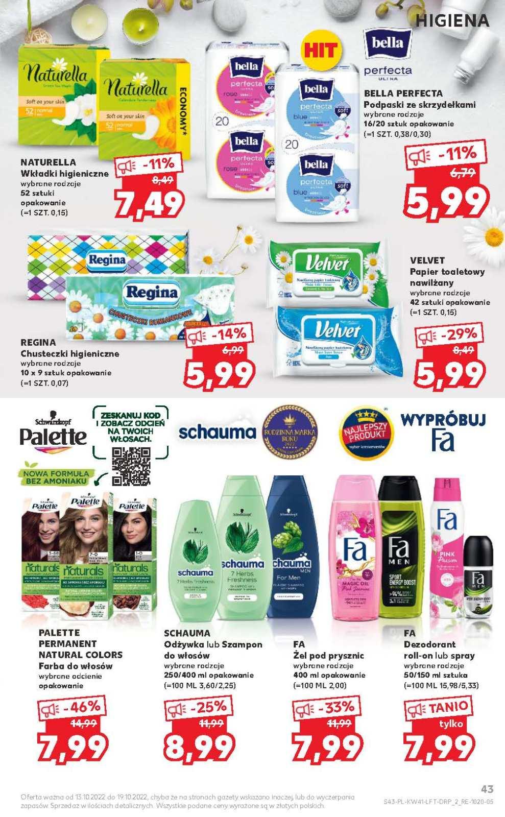 Gazetka promocyjna Kaufland do 19/10/2022 str.43