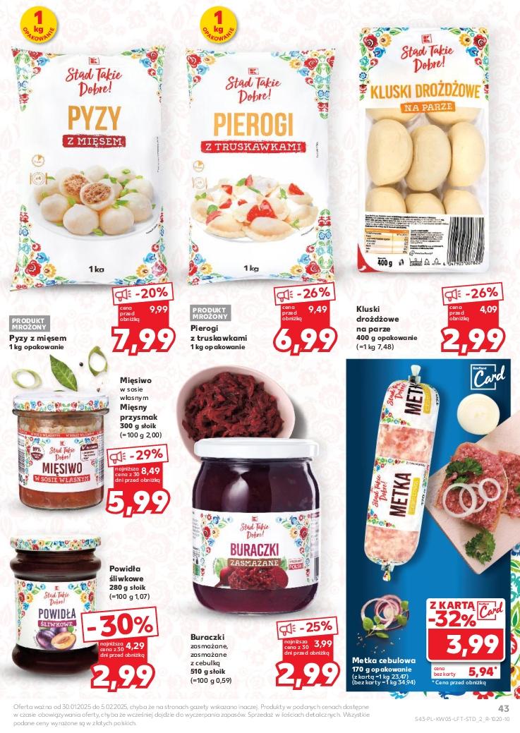 Gazetka promocyjna Kaufland do 05/02/2025 str.43