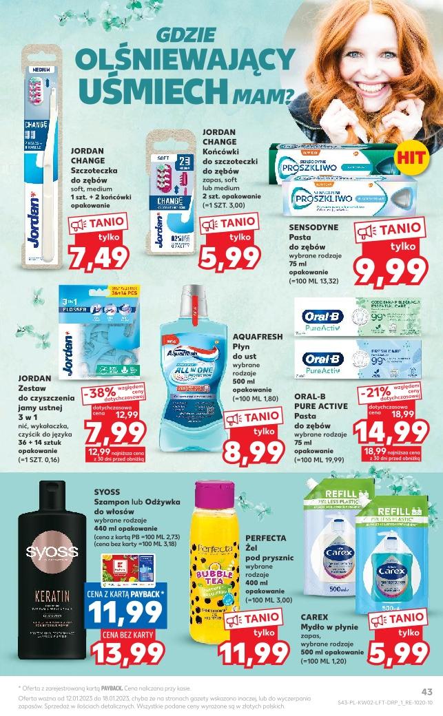 Gazetka promocyjna Kaufland do 18/01/2023 str.43