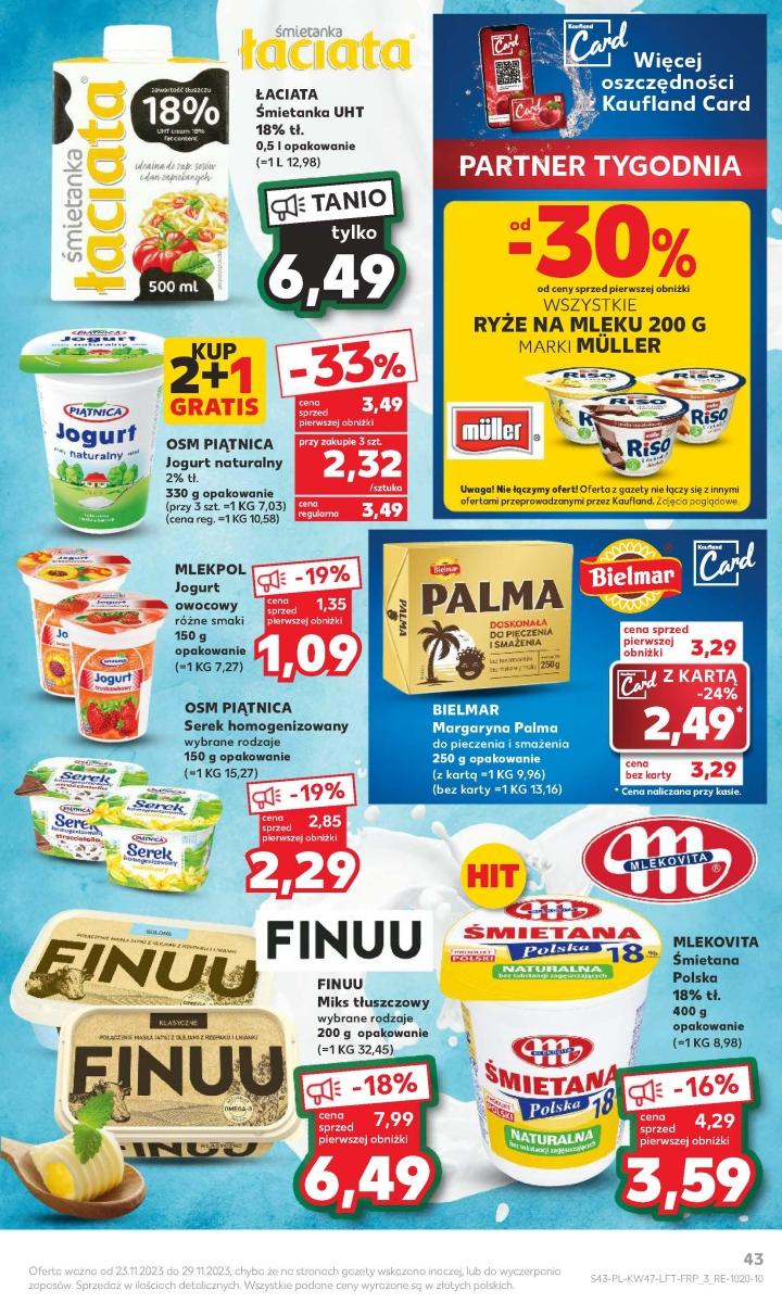 Gazetka promocyjna Kaufland do 29/11/2023 str.43