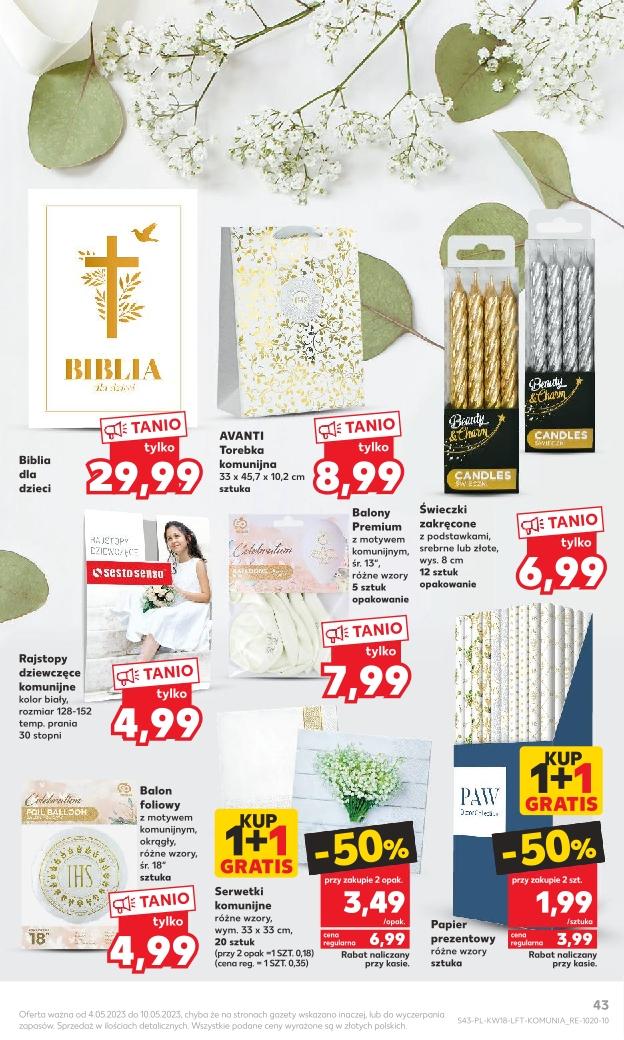 Gazetka promocyjna Kaufland do 10/05/2023 str.43