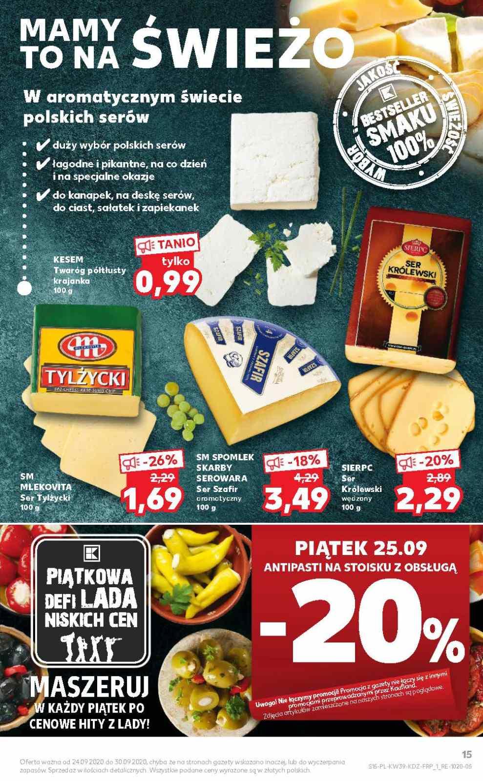 Gazetka promocyjna Kaufland do 30/09/2020 str.15