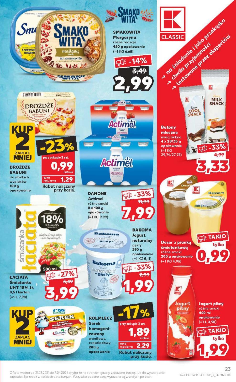 Gazetka promocyjna Kaufland do 07/04/2021 str.23