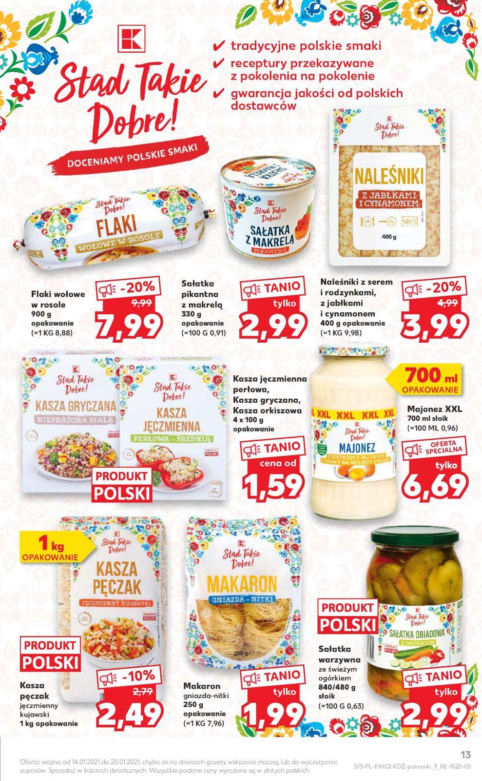 Gazetka promocyjna Kaufland do 20/01/2021 str.13