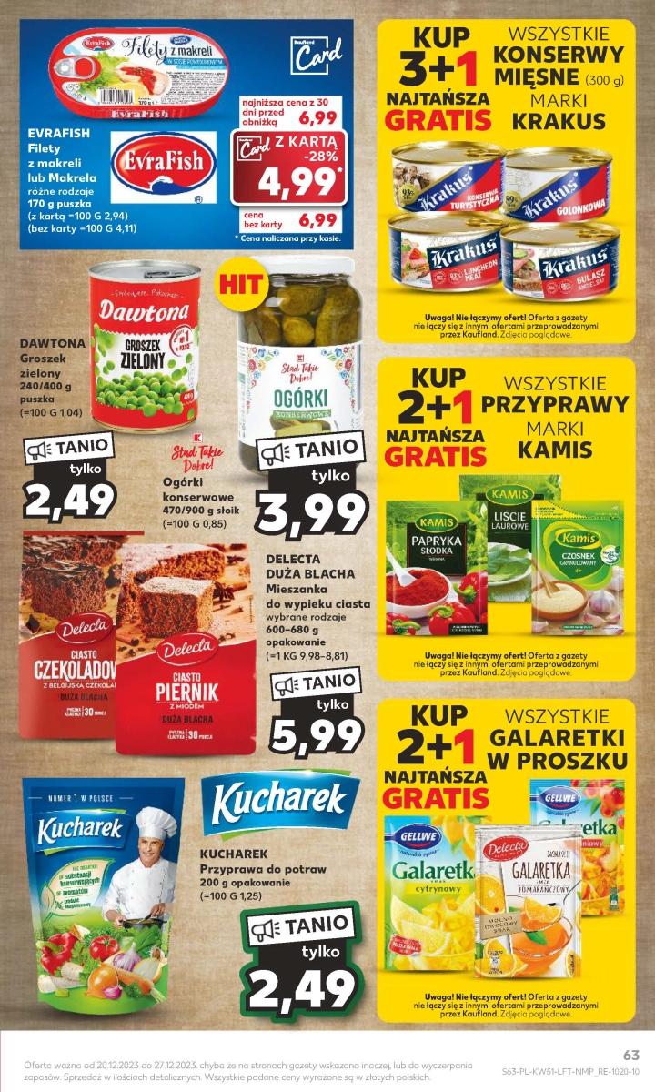 Gazetka promocyjna Kaufland do 27/12/2023 str.63