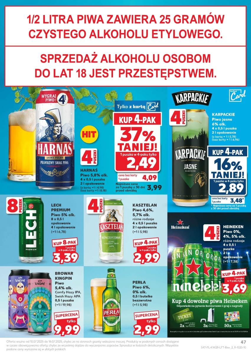 Gazetka promocyjna Kaufland do 16/07/2025 str.47