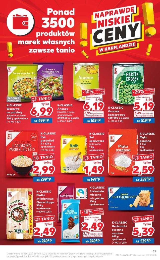 Gazetka promocyjna Kaufland do 18/01/2023 str.17