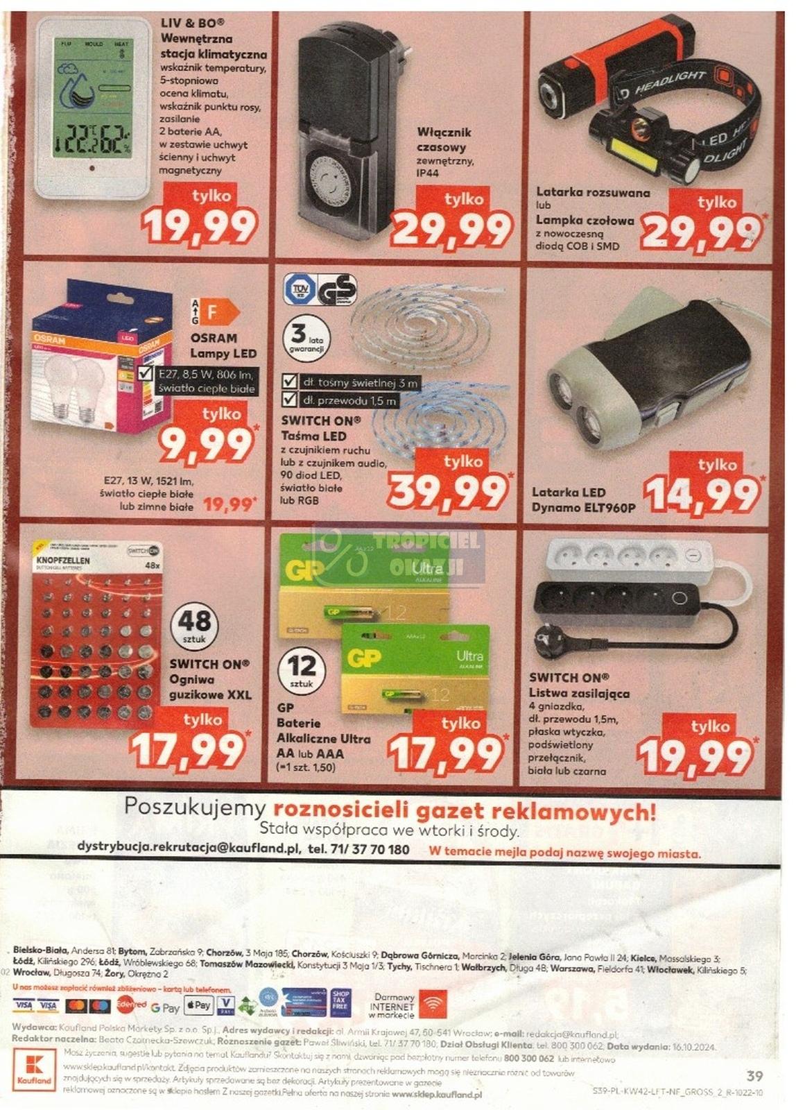 Gazetka promocyjna Kaufland do 23/10/2024 str.39