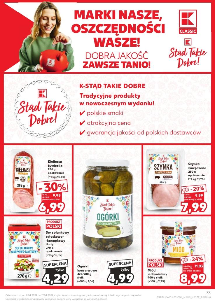 Gazetka promocyjna Kaufland do 17/04/2024 str.33