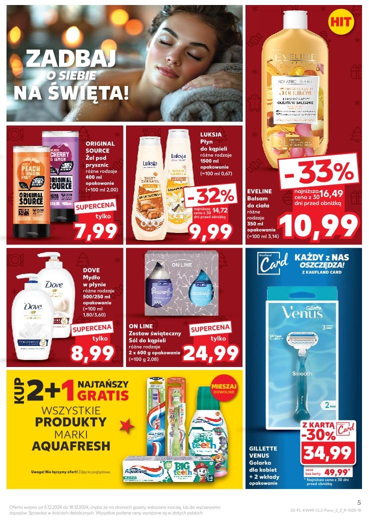 Gazetka promocyjna Kaufland do 18/12/2024 str.5