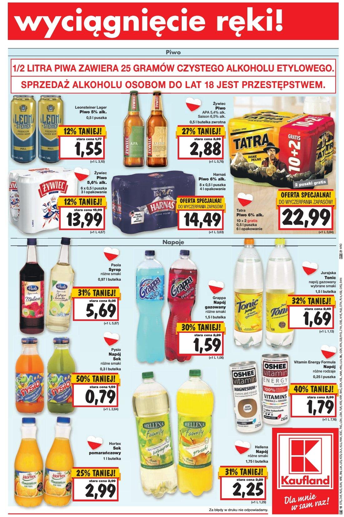 Gazetka promocyjna Kaufland do 13/07/2016 str.21