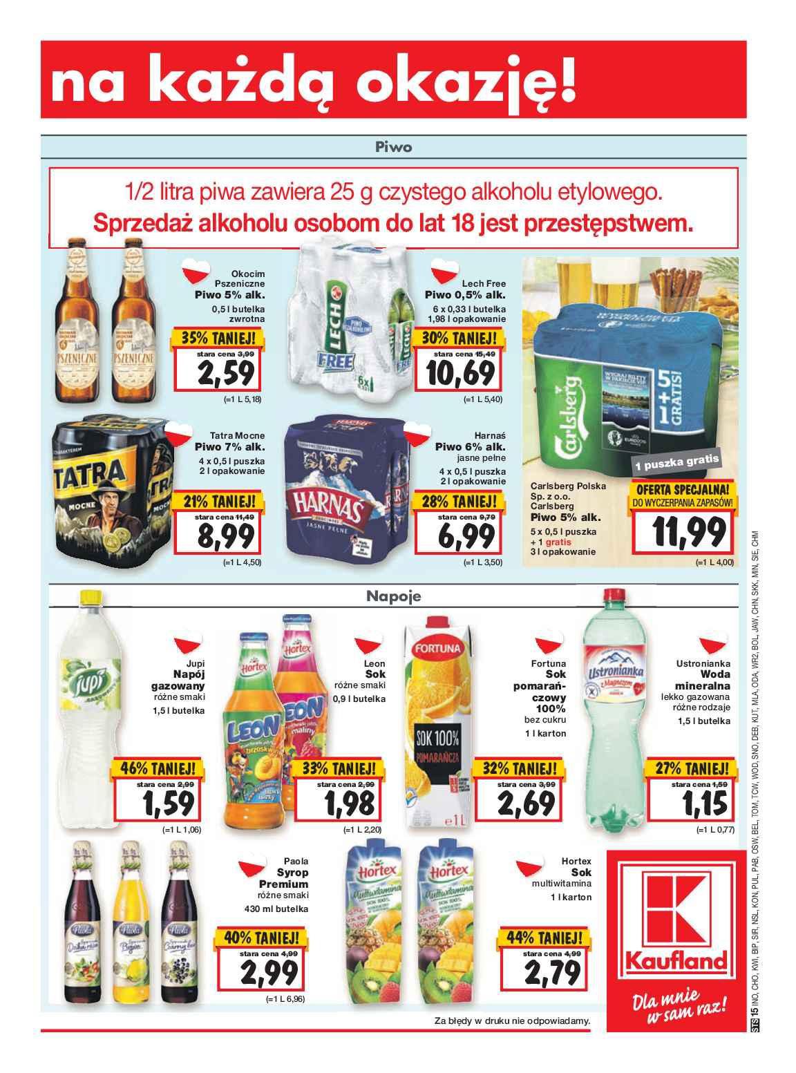 Gazetka promocyjna Kaufland do 05/01/2016 str.15