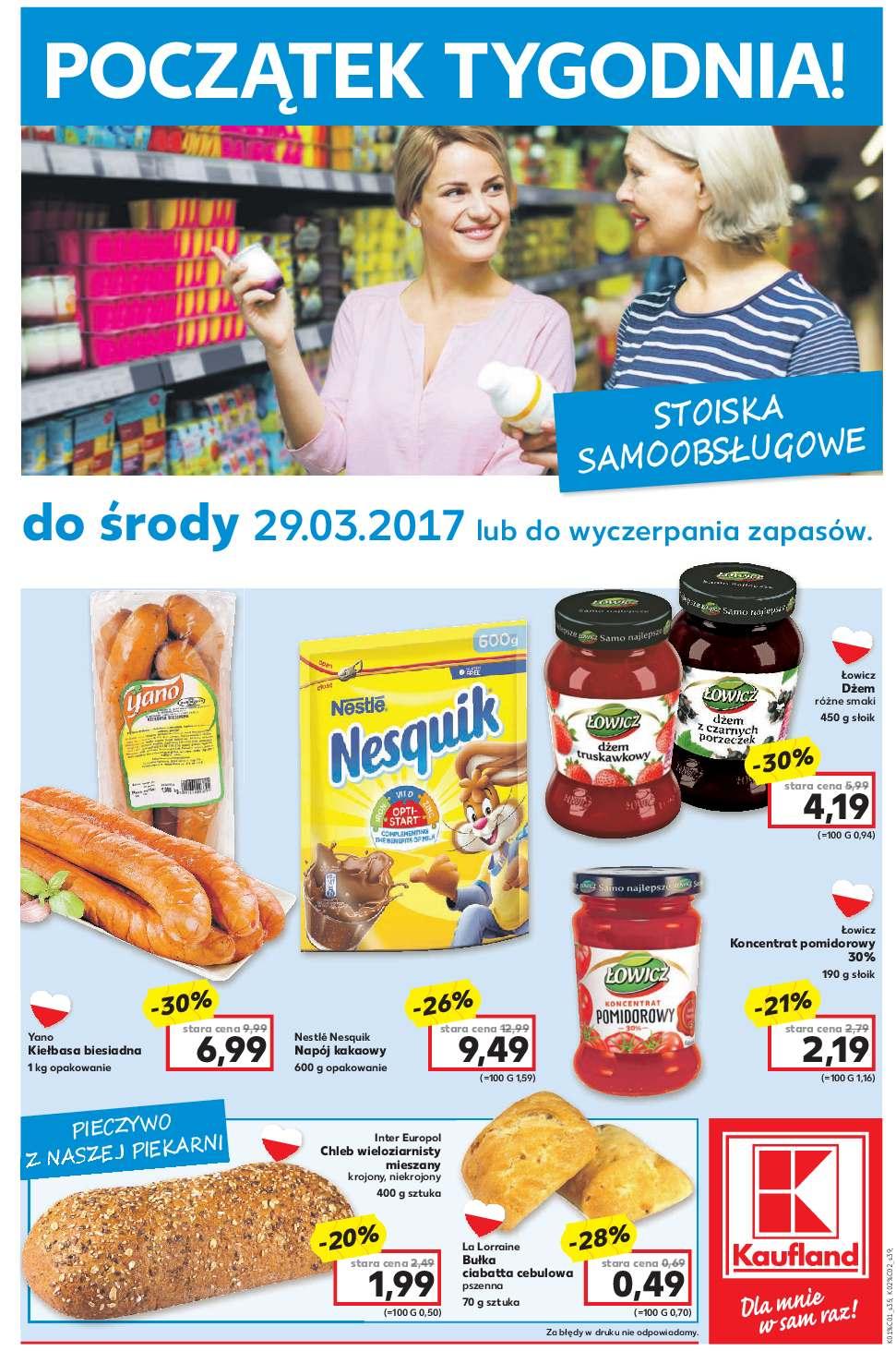 Gazetka promocyjna Kaufland do 29/03/2017 str.35