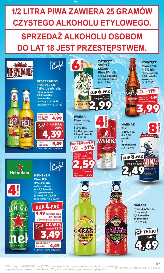 Gazetka promocyjna Kaufland do 04/10/2023 str.47