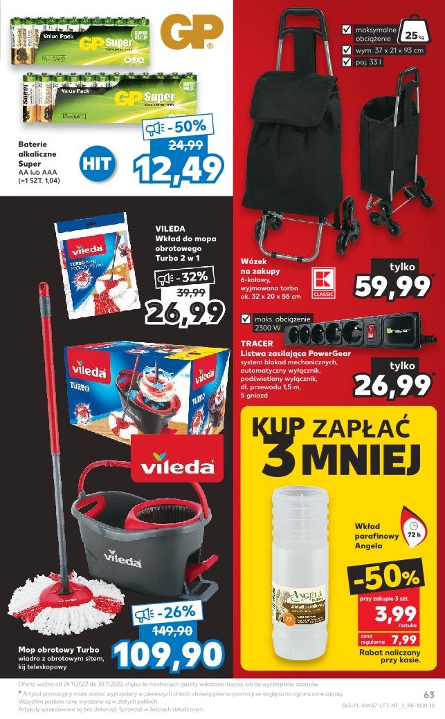 Gazetka promocyjna Kaufland do 30/11/2022 str.63