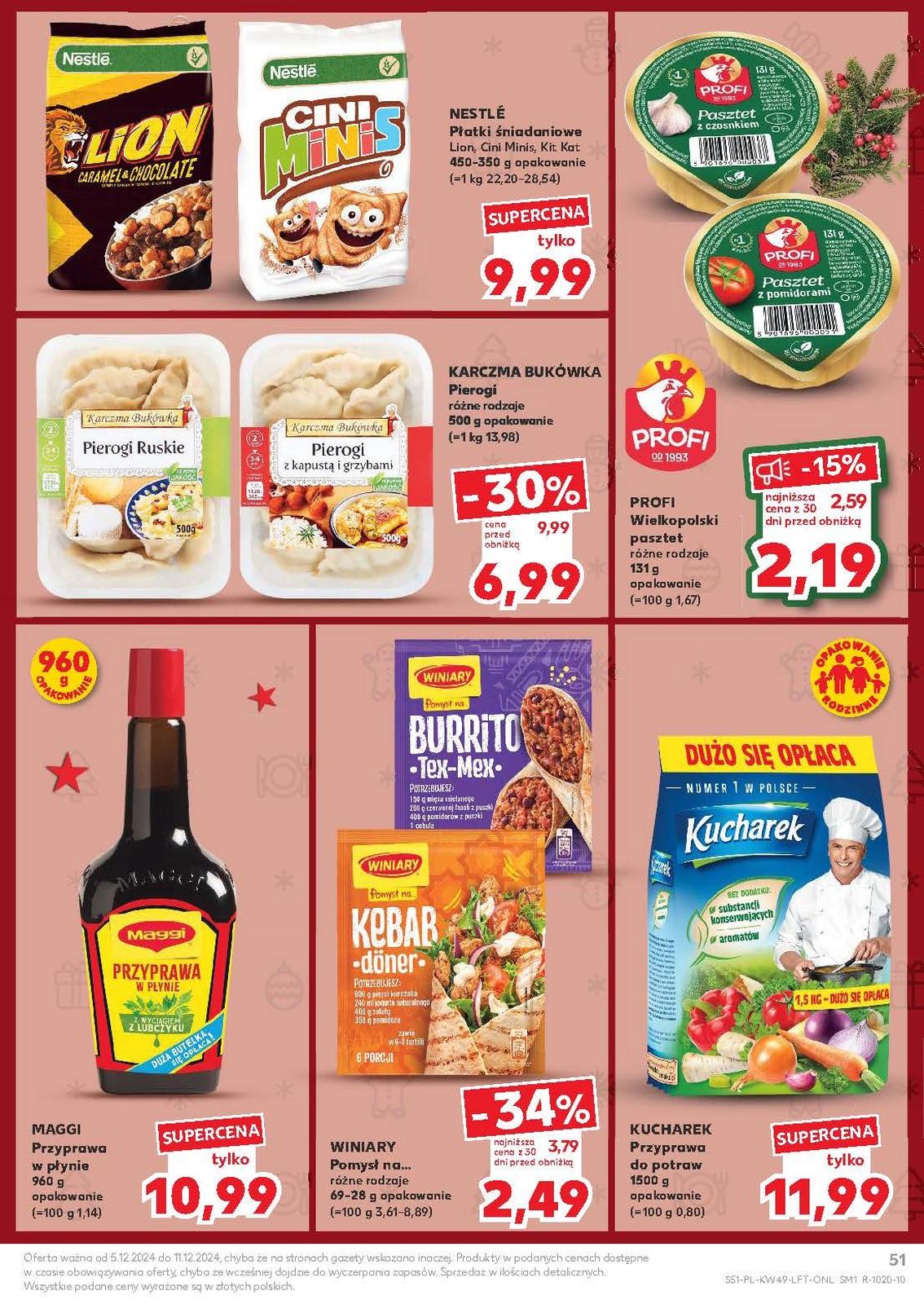 Gazetka promocyjna Kaufland do 11/12/2024 str.51