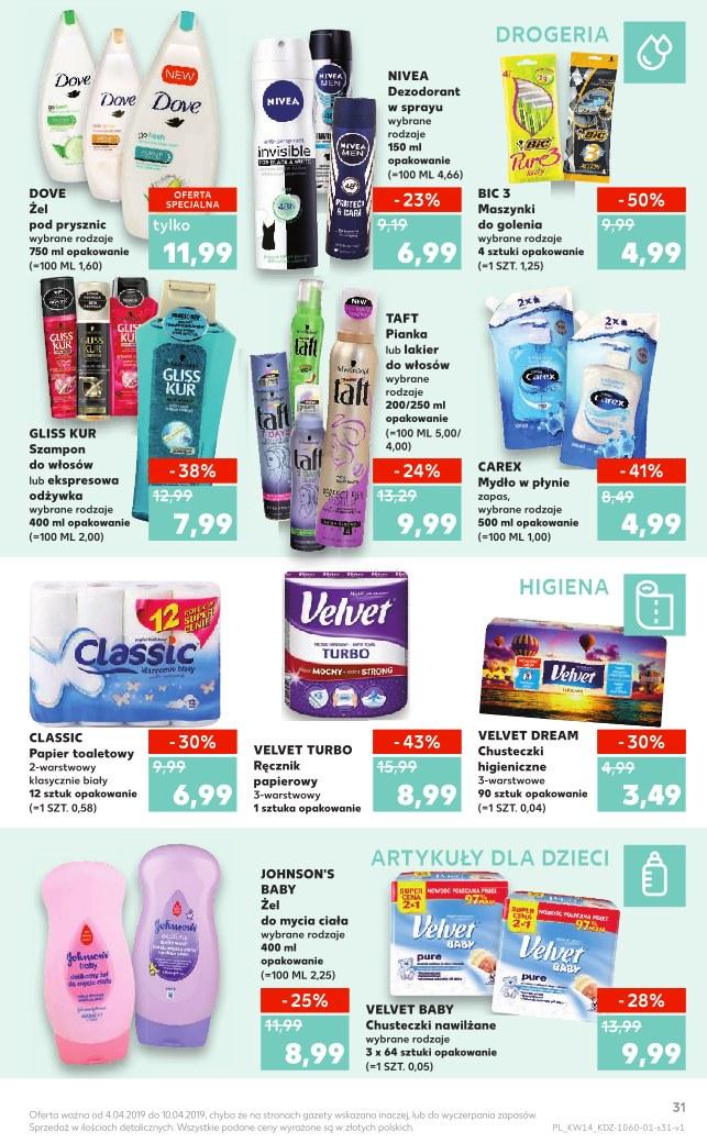 Gazetka promocyjna Kaufland do 10/04/2019 str.31