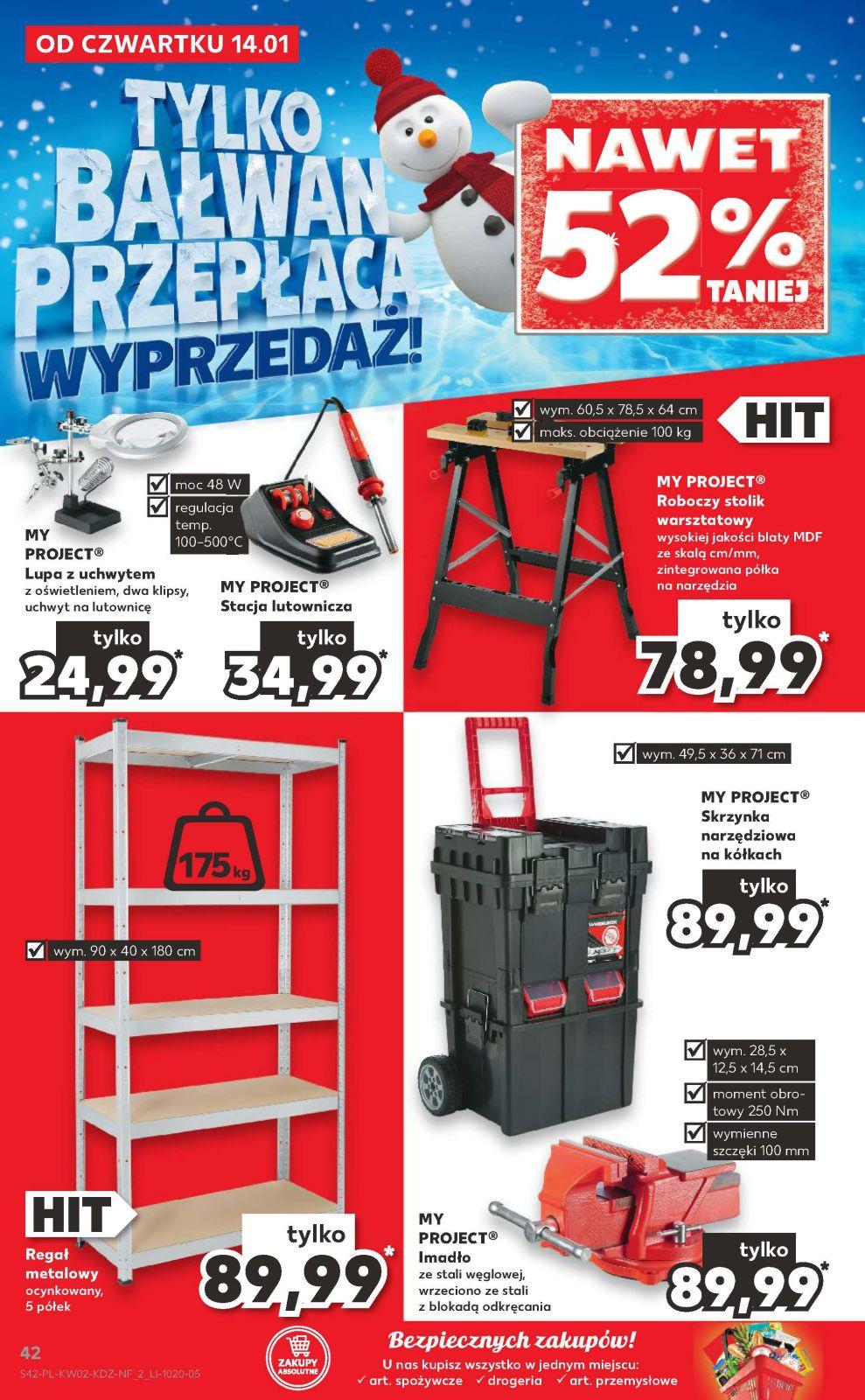 Gazetka promocyjna Kaufland do 20/01/2021 str.42