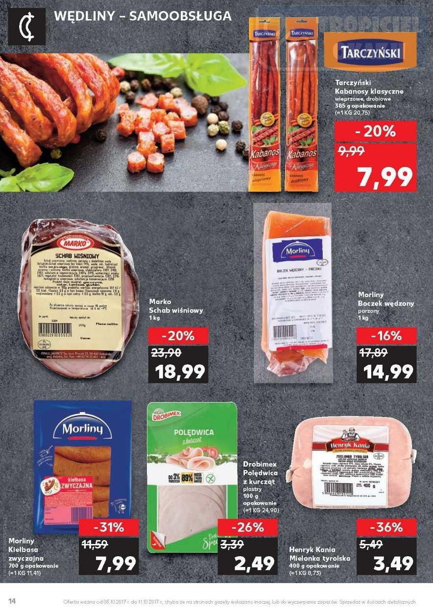 Gazetka promocyjna Kaufland do 11/10/2017 str.14