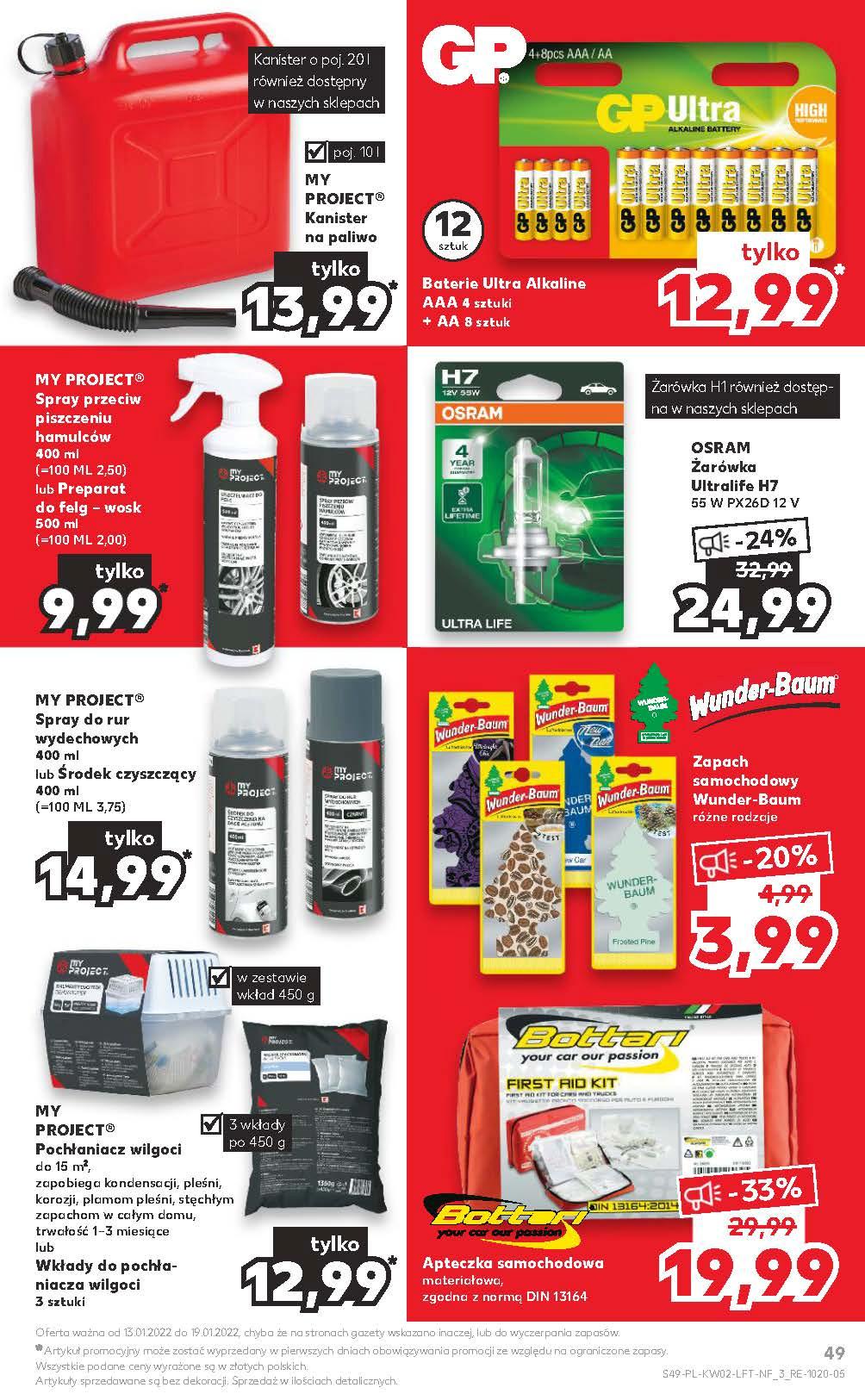 Gazetka promocyjna Kaufland do 19/01/2022 str.49