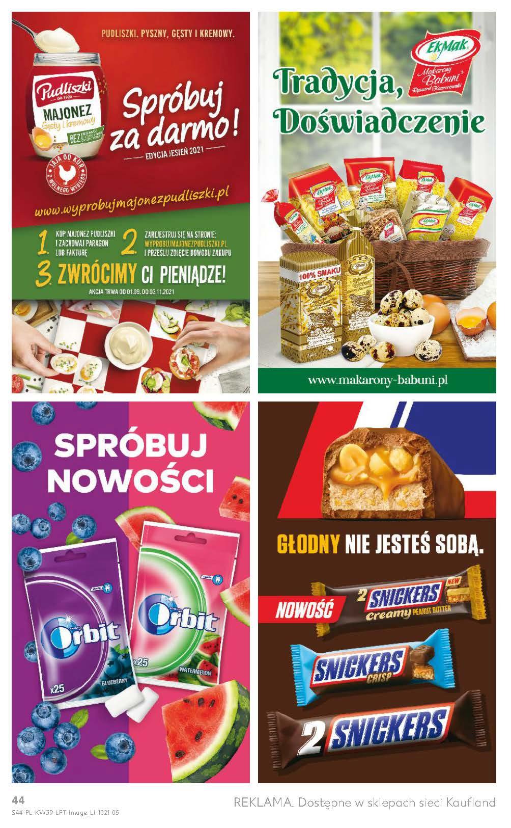 Gazetka promocyjna Kaufland do 06/10/2021 str.44