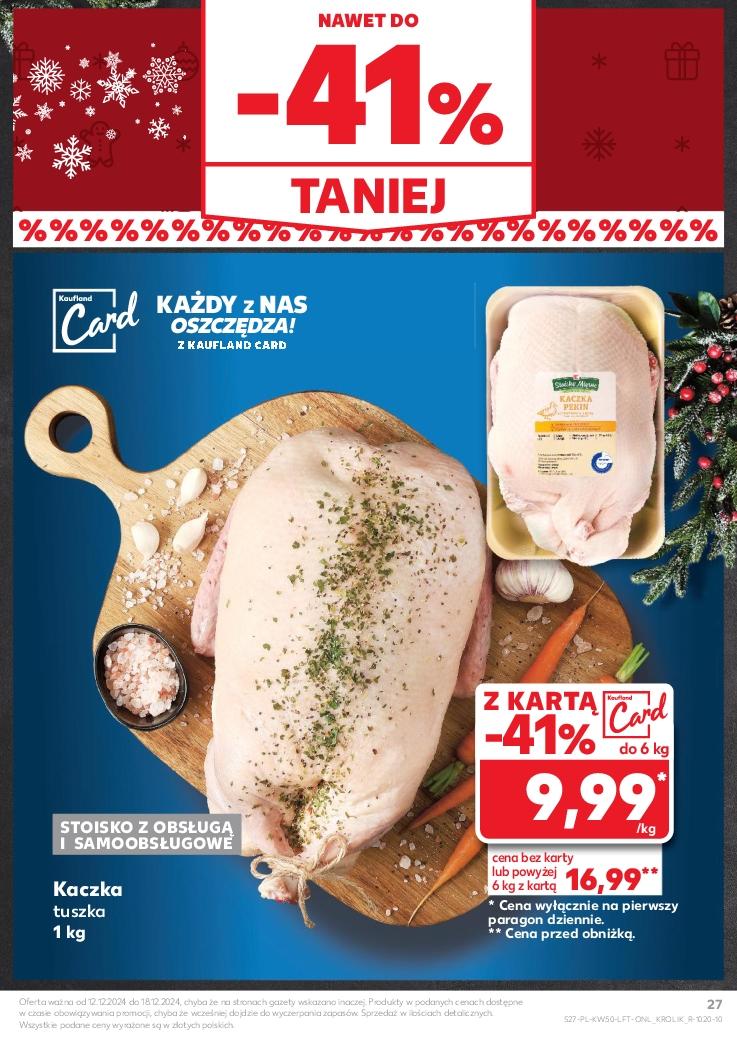 Gazetka promocyjna Kaufland do 18/12/2024 str.27