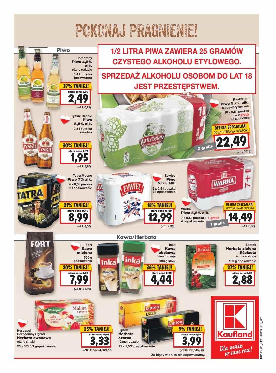 Gazetka promocyjna Kaufland do 31/08/2016 str.21