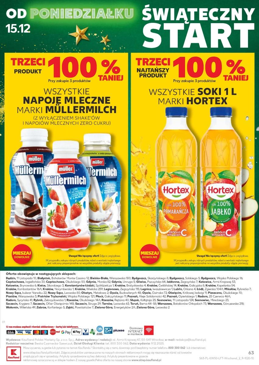 Gazetka promocyjna Kaufland do 16/12/2025 str.63