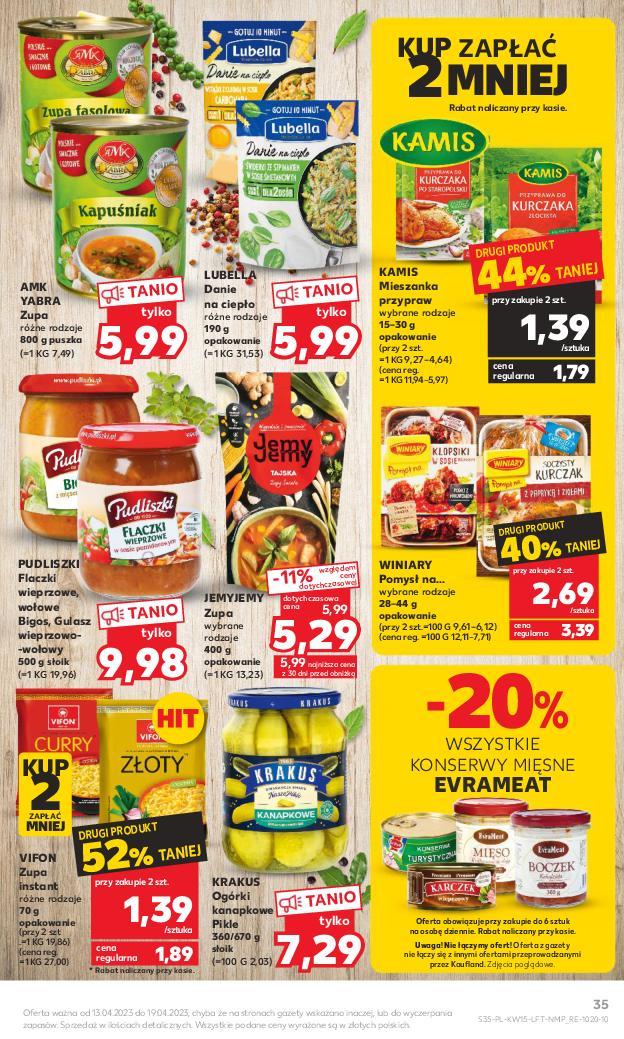 Gazetka promocyjna Kaufland do 19/04/2023 str.35