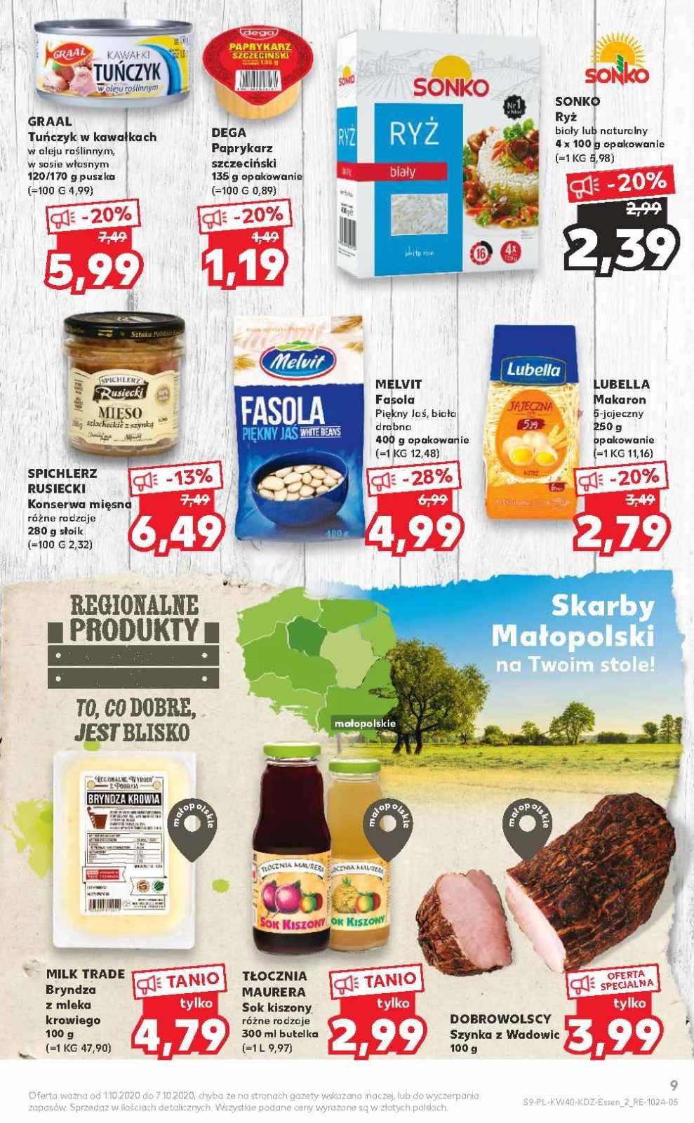 Gazetka promocyjna Kaufland do 07/10/2020 str.9