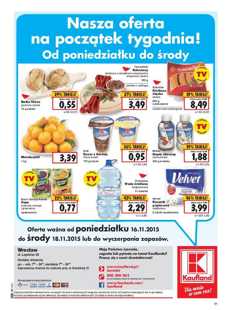 Gazetka promocyjna Kaufland do 18/11/2015 str.36