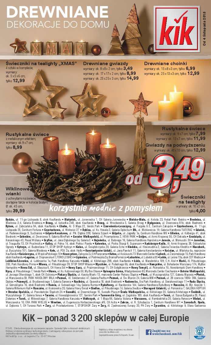 Gazetka promocyjna KiK do 18/11/2015 str.13