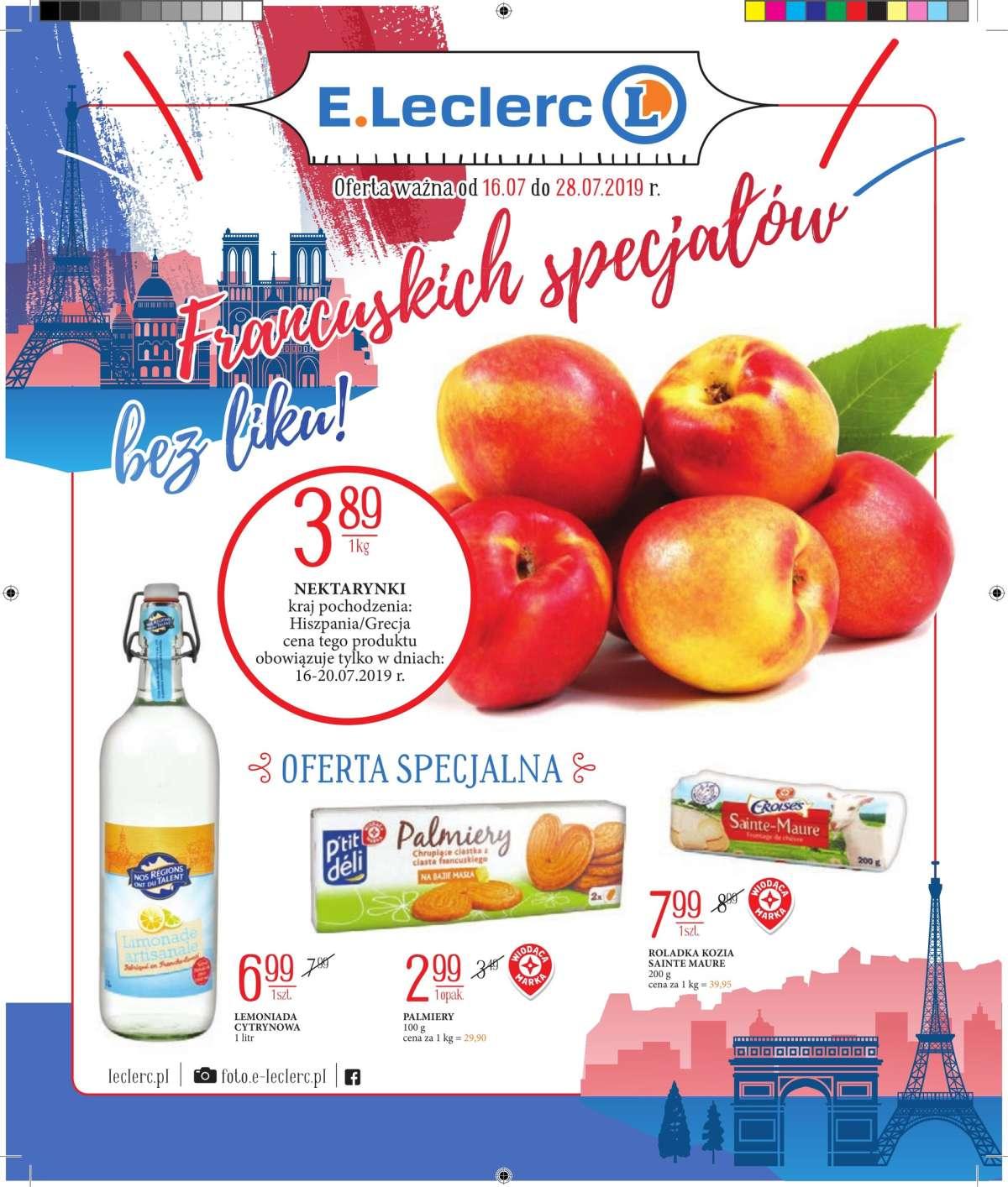 Gazetka promocyjna E-Leclerc do 28/07/2019 str.0