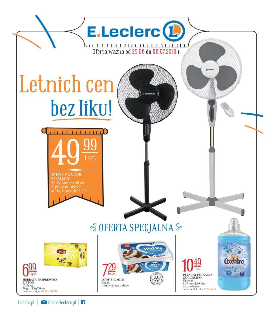 Gazetka promocyjna E-Leclerc do 06/07/2019 str.1