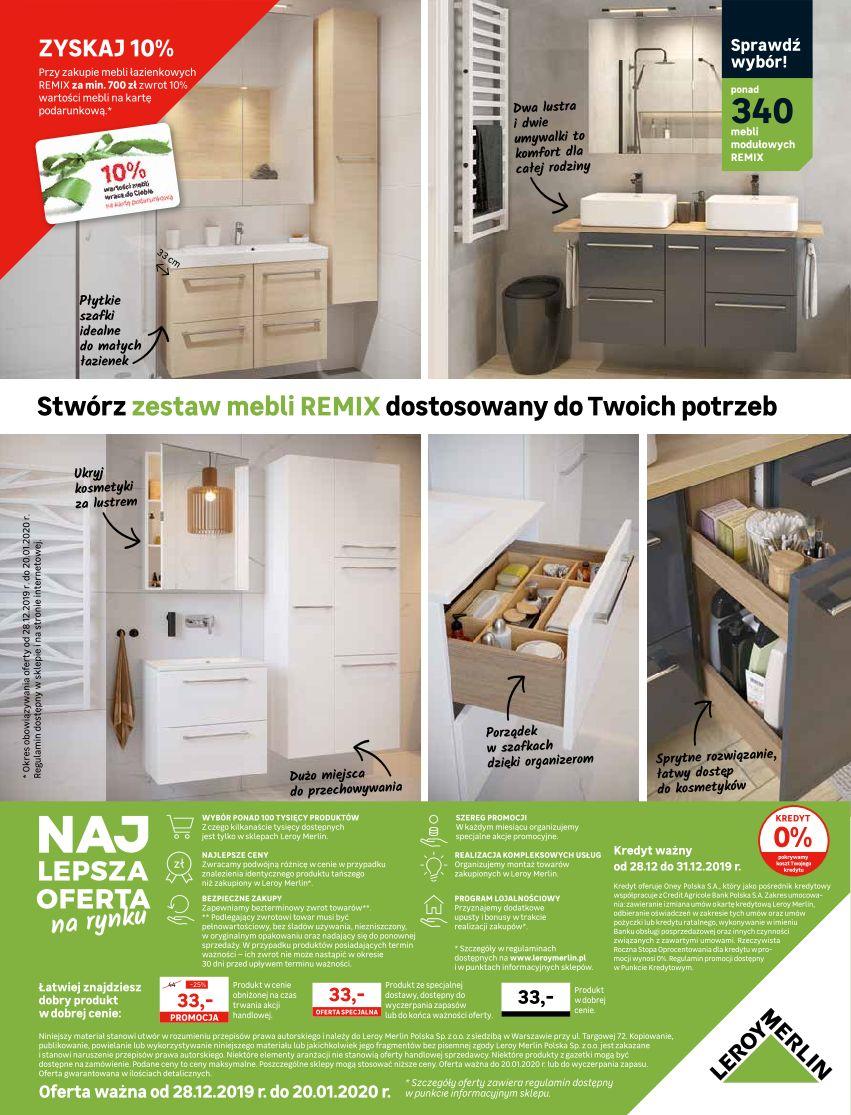 Gazetka promocyjna Leroy Merlin do 20/01/2020 str.12