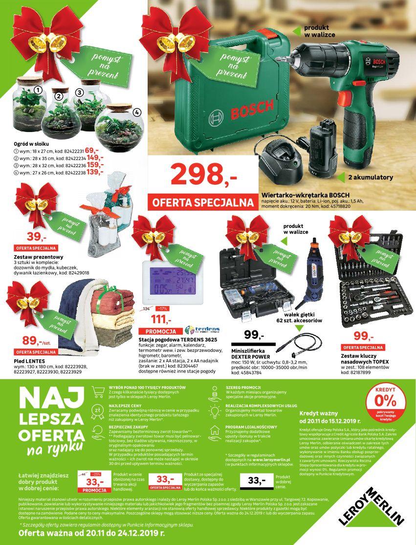 Gazetka promocyjna Leroy Merlin do 24/12/2019 str.24