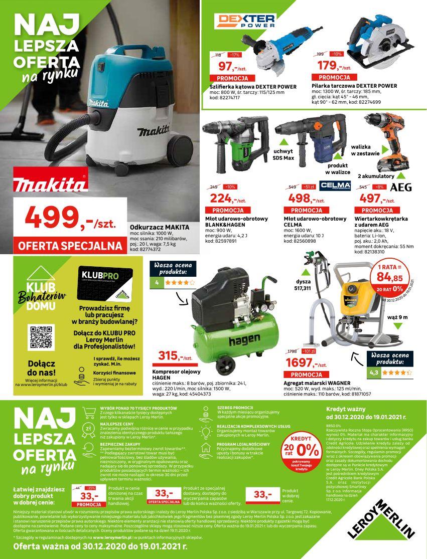 Gazetka promocyjna Leroy Merlin do 19/01/2021 str.16