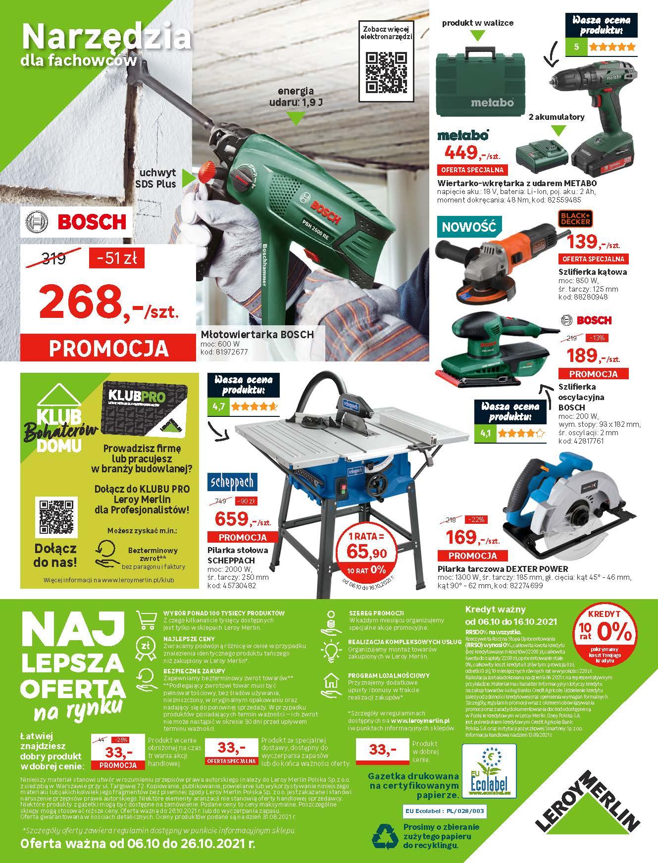 Gazetka promocyjna Leroy Merlin do 26/10/2021 str.32