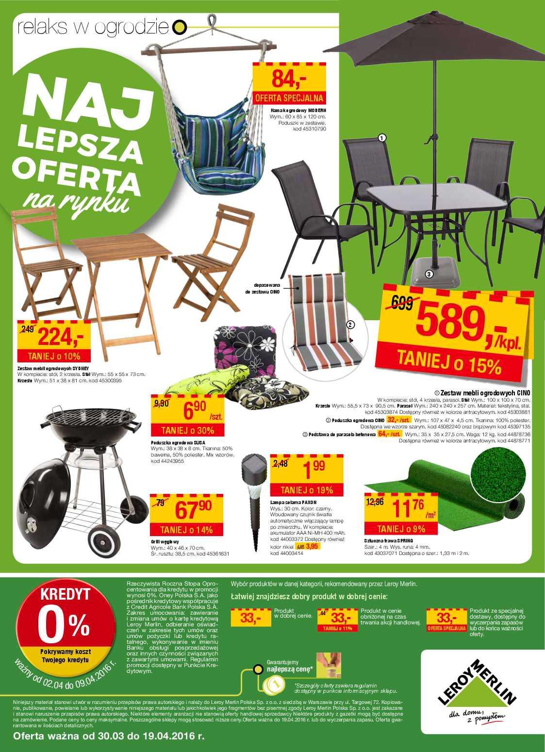 Gazetka promocyjna Leroy Merlin do 19/04/2016 str.7