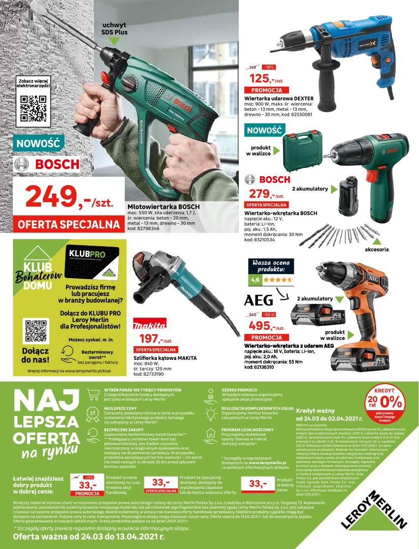 Gazetka promocyjna Leroy Merlin do 13/04/2021 str.24