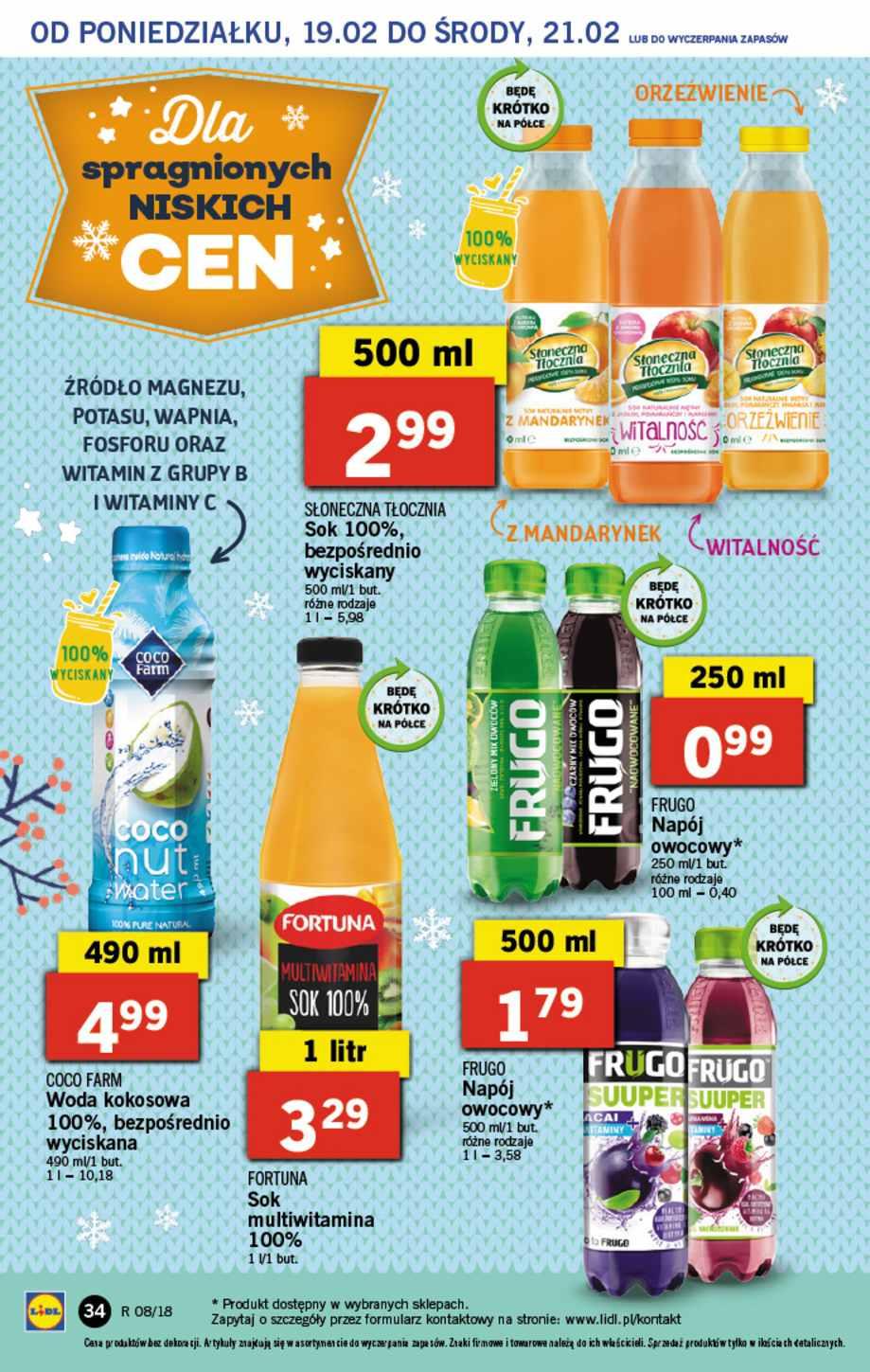 Gazetka promocyjna Lidl do 21/02/2018 str.34