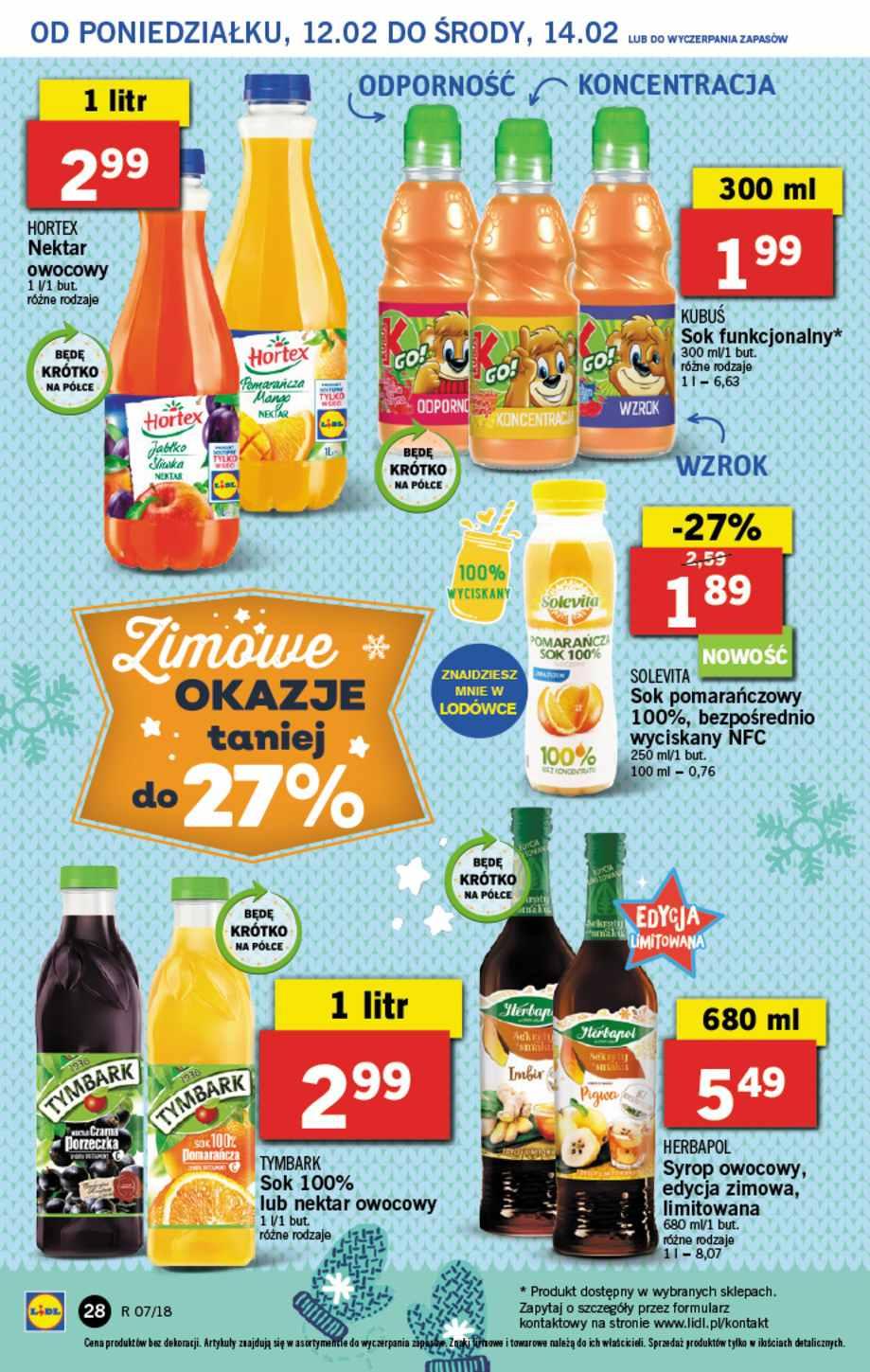 Gazetka promocyjna Lidl do 15/02/2018 str.28