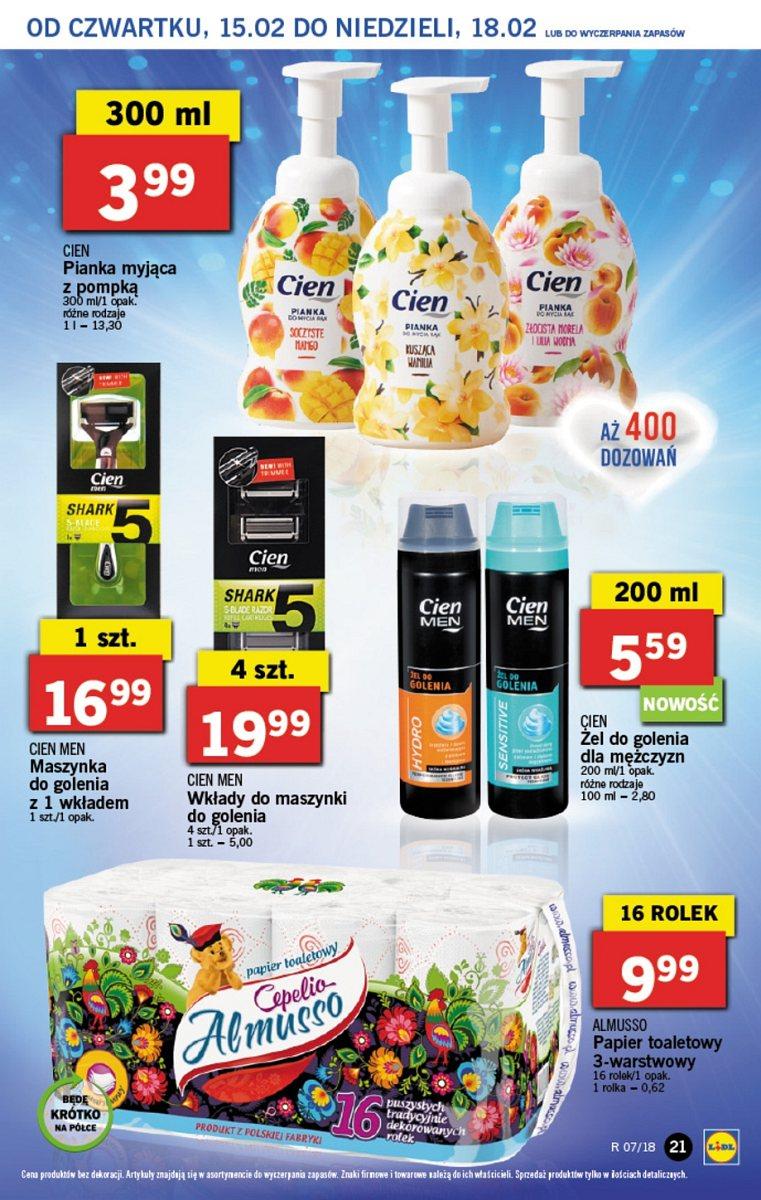 Gazetka promocyjna Lidl do 18/02/2018 str.21